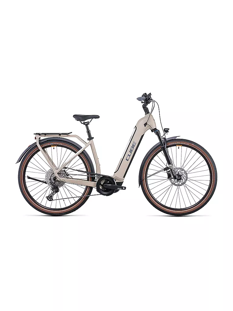 CUBE | Damen E-Trekkingbike 28" Kathmandu Hybrid Pro 625 2022 | creme