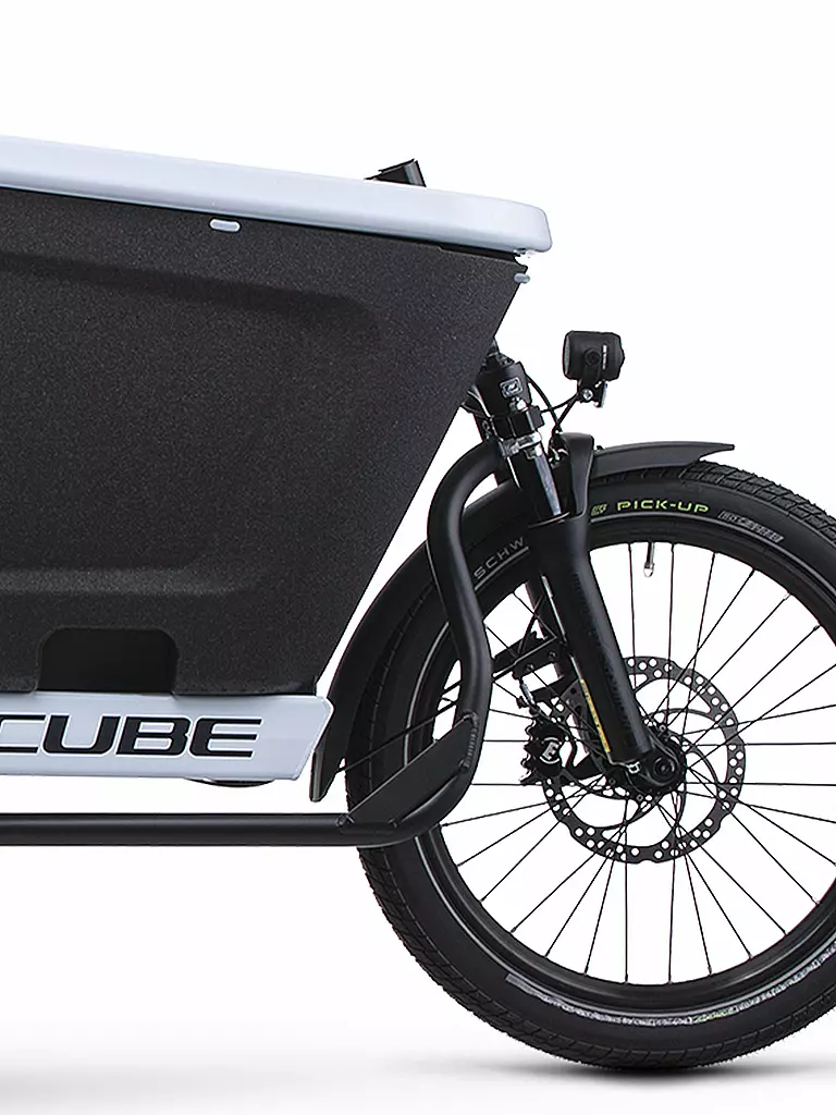 CUBE | E-Lastenrad Cargo Hybrid 500  | weiss