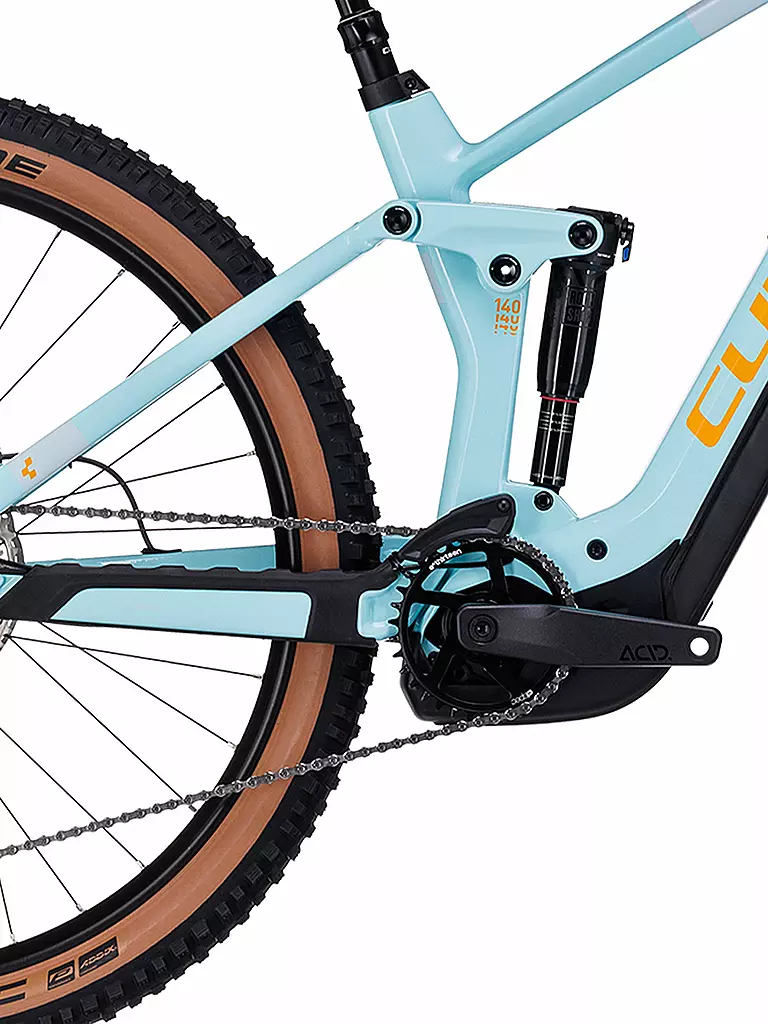 CUBE | Herren E-Mountainbike 27,5-29" Stereo Hybrid 140 HPC Race 625 | hellblau