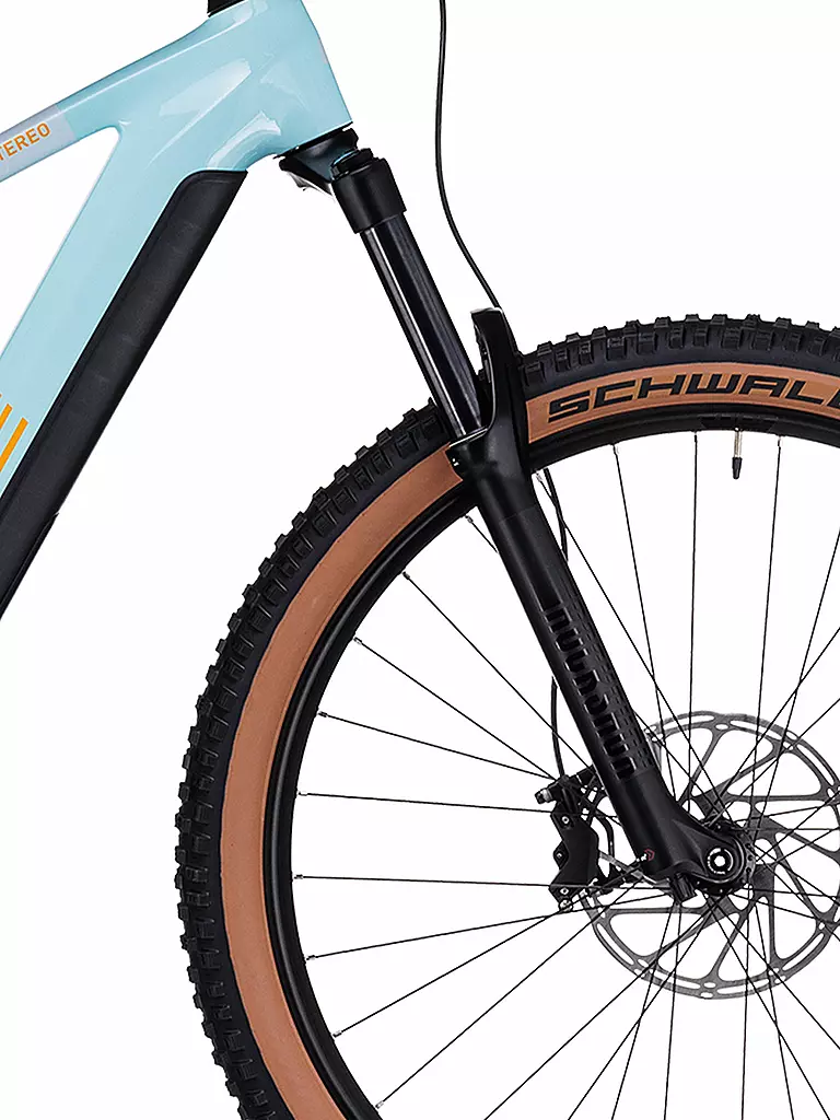 CUBE | Herren E-Mountainbike 27,5-29" Stereo Hybrid 140 HPC Race 625 | hellblau