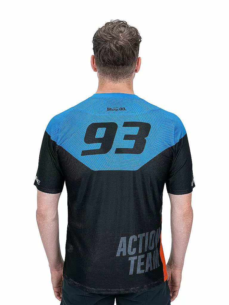 CUBE | Herren Radshirt Edge X Actionteam | schwarz