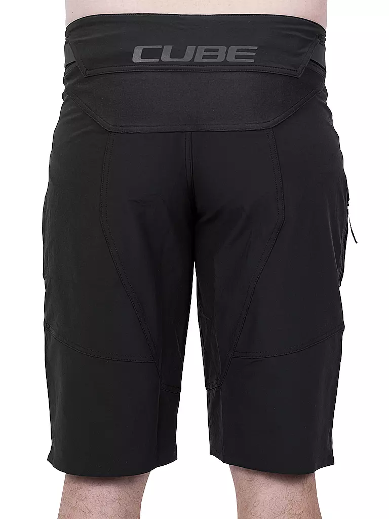 CUBE | Herren Radshort Edge X Actionteam | schwarz