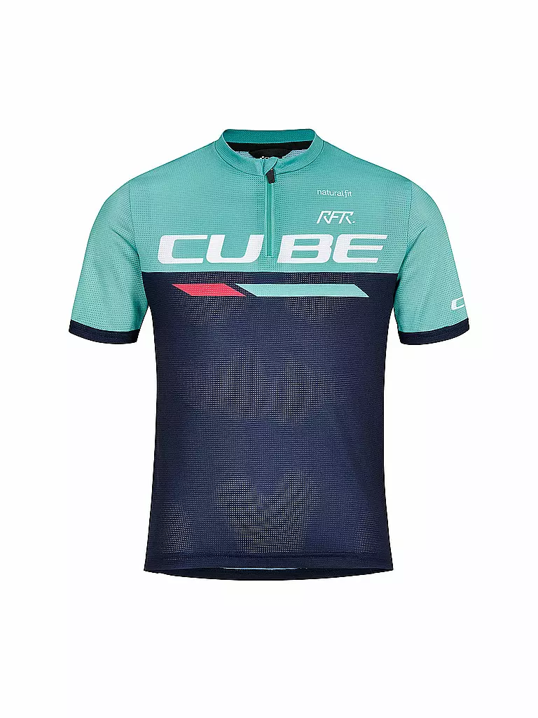 CUBE | Mädchen Rad Trikot Teamline | blau