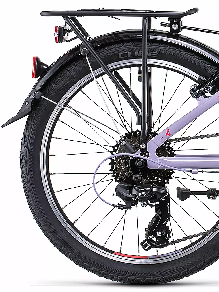 Fahrrad Mit Stützrädern Für 3 Jährige CUBE Mädchen Fahrrad 20" Ella 200 lila