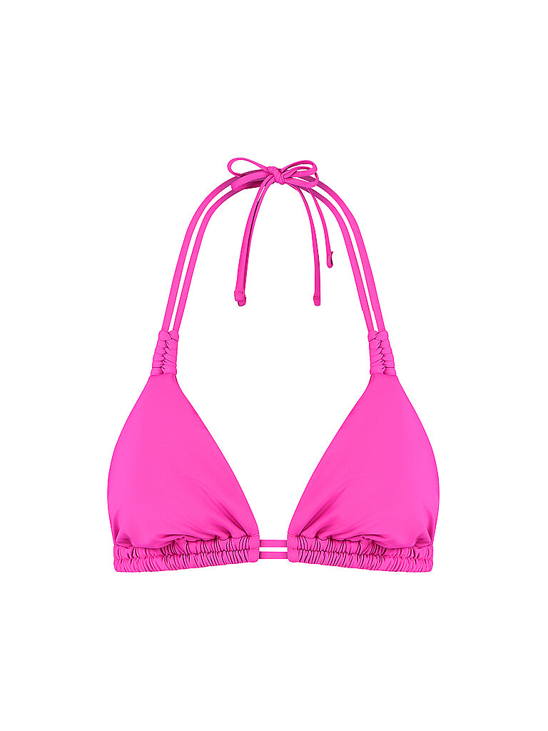 CYELL Bikinioberteil Doppelte Träger Recyceltes Polyamid Pink