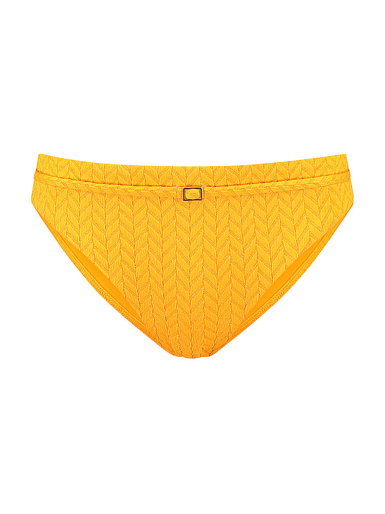 CYELL Bikinihose Struktur Gürtel Polyamid-Esasthan-Lurex Orange