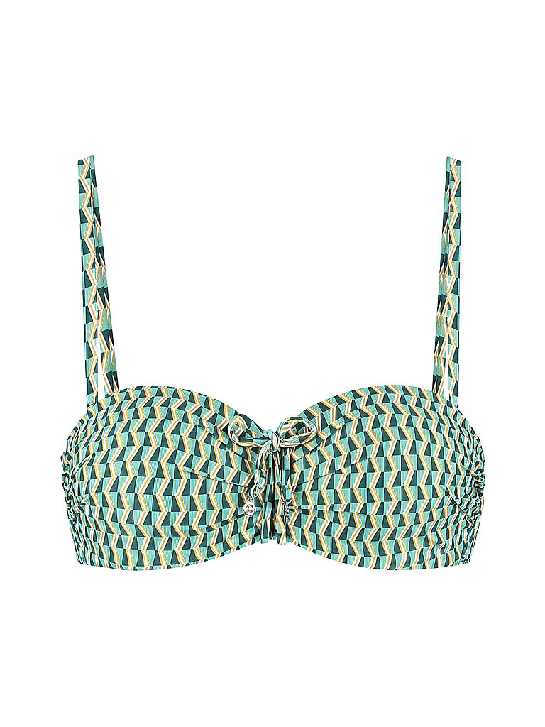 CYELL Bikinioberteil Multiway Bandeau Polyamid-Esasthan Grün