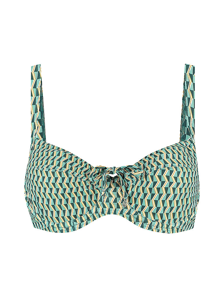 CYELL Bikinioberteil Multiway Bandeau Polyamid-Esasthan Grün