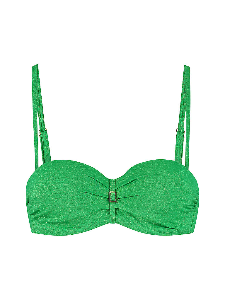 CYELL Bikinioberteil Multiway Strapless Lurex Grün