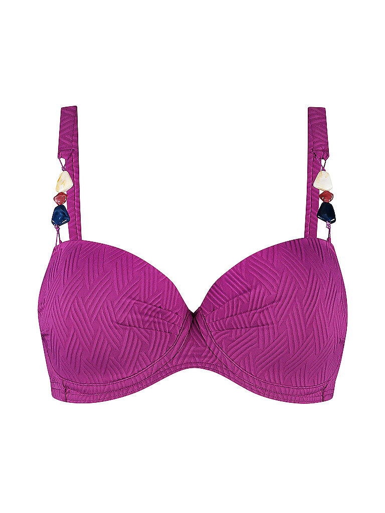 CYELL Bikinioberteil Bügel Strass Polyester Pink