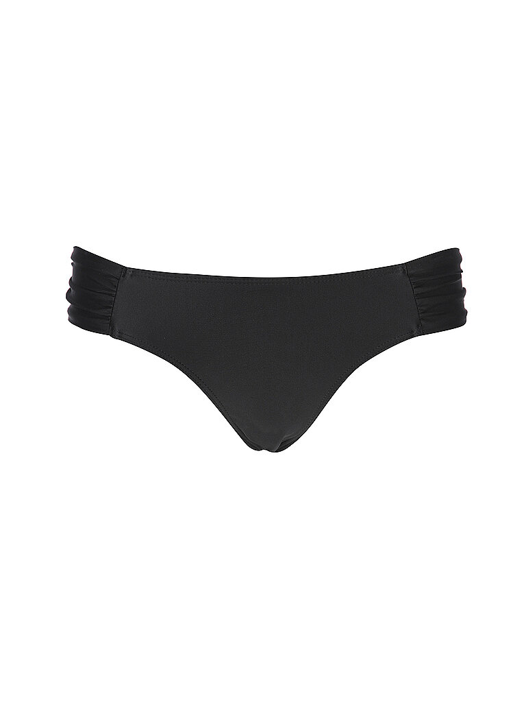 darling harbour Bikinihose Hipster Seitlich Raffungen Polyamid-Elasthan Schwarz