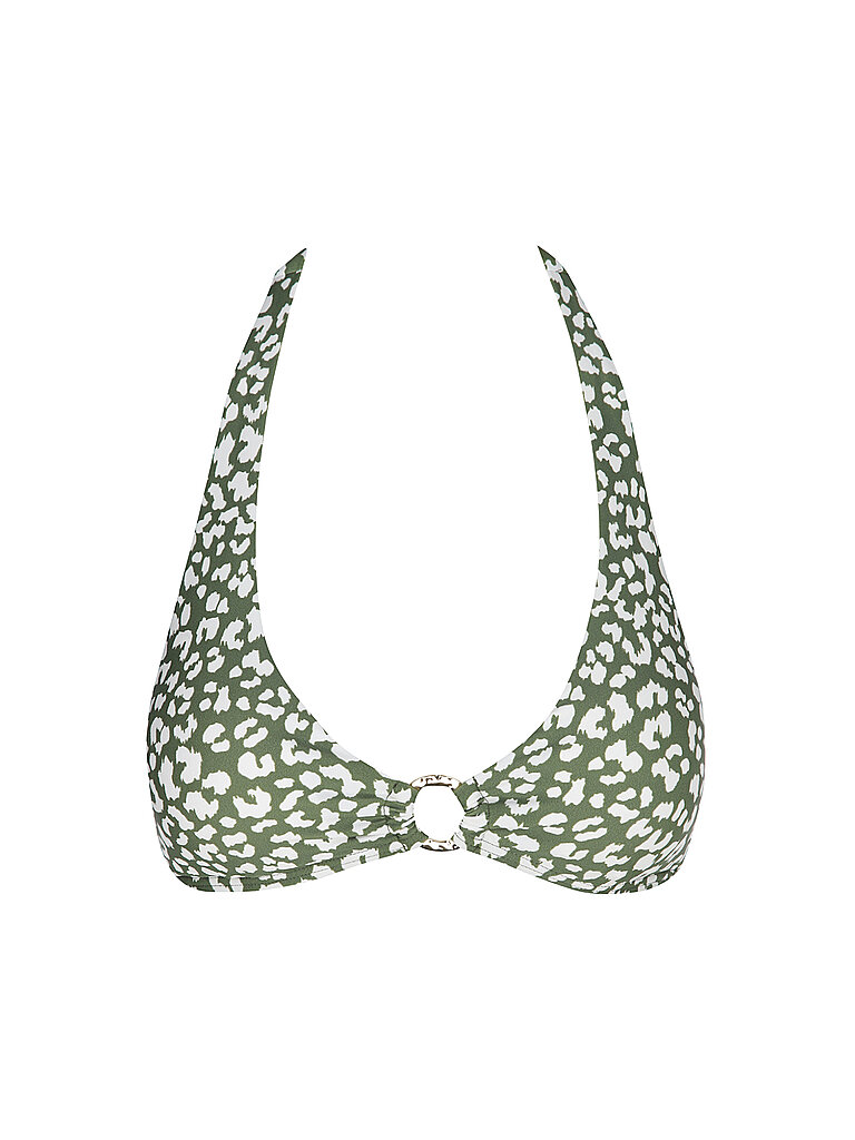 Damen Bikinioberteil Neckholder olive 42 W