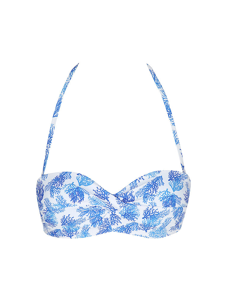 Damen Bikinioberteil Twisted blau 38C W