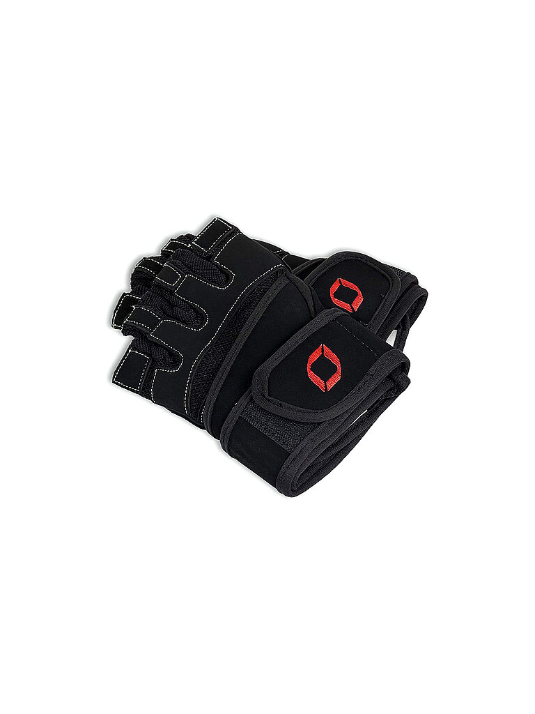 DEUSER Fitnesshandschuhe Power Plus gepolsterte Innenflächen Schwarz