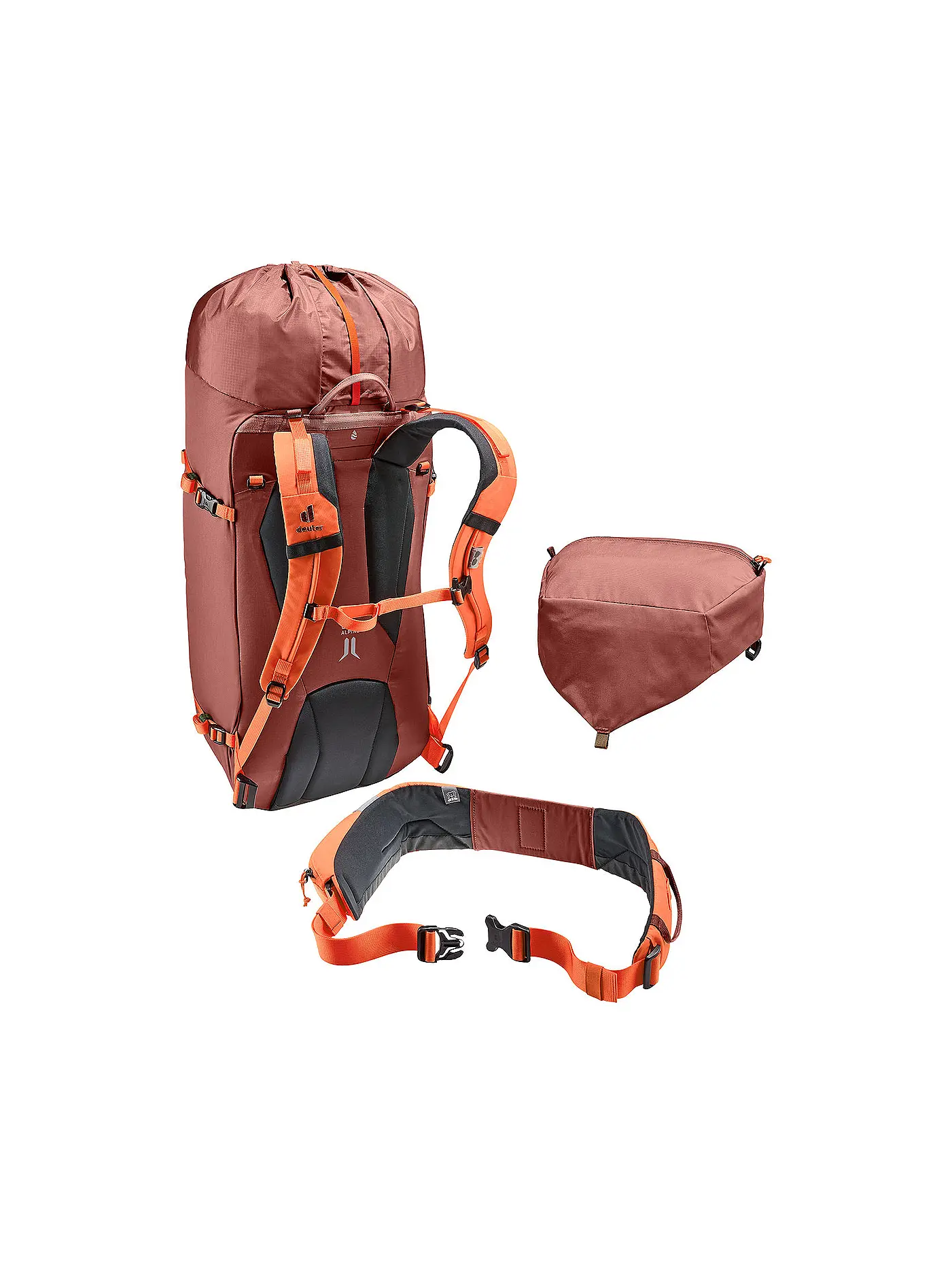 DEUTER | Hochtourenrucksack Guide 34+8 | dunkelrot