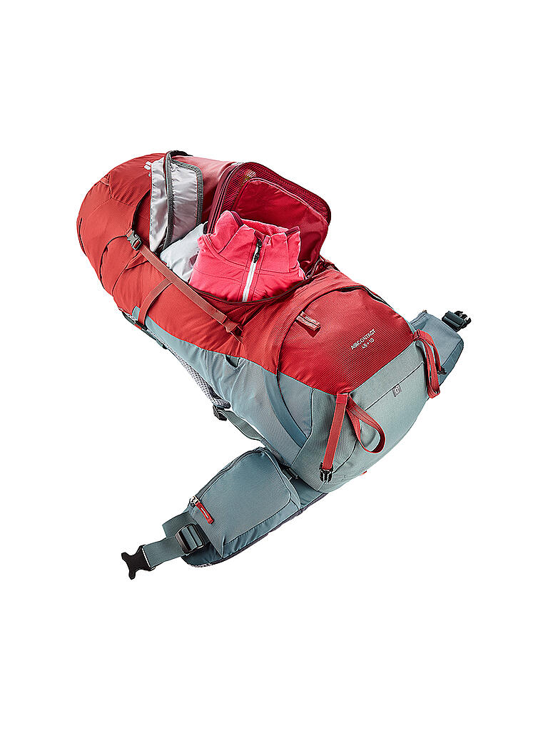 DEUTER | Trekkingrucksack Aircontact 45+10L | rot