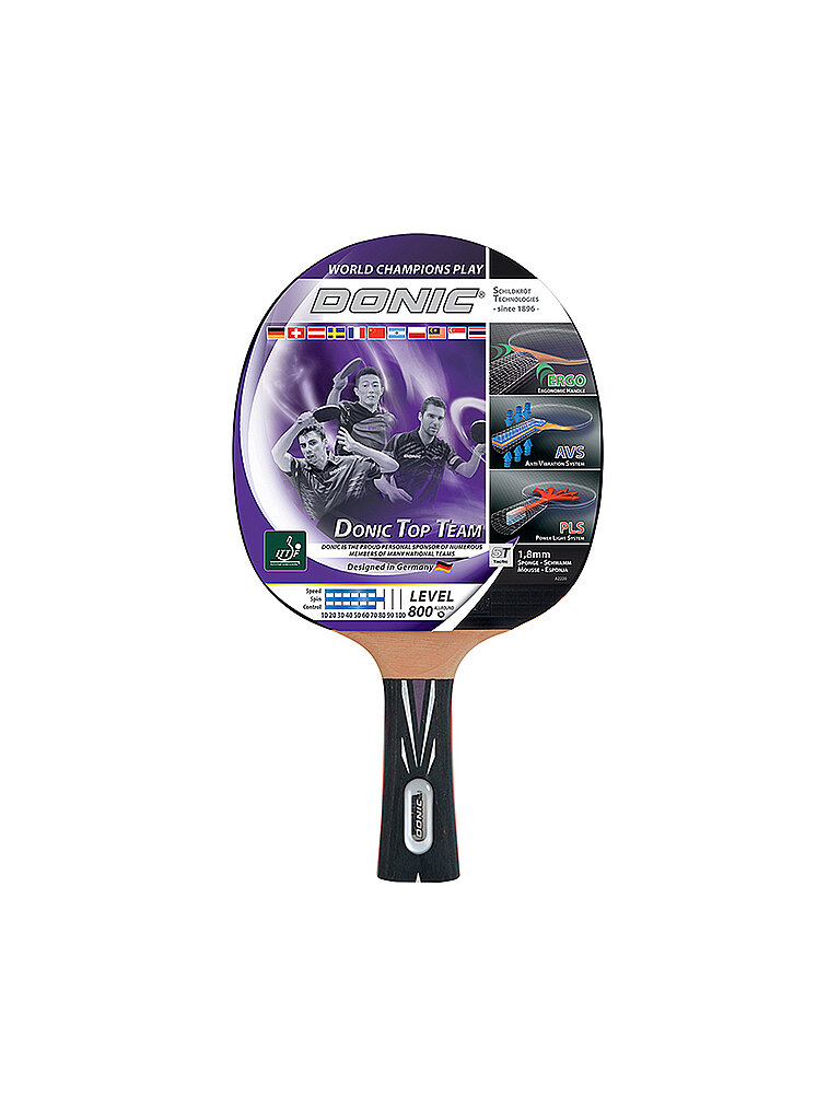 Tischtennisschläger Top Team 800 grau B