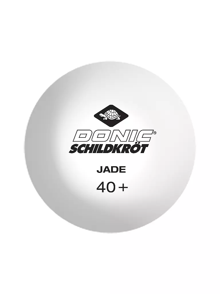 DONIC SCHILDKRÖT | Tischtennisball Jade, Poly 40+, 6 Stk. | bunt