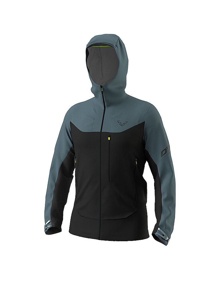 Dynafit Softshell Jacke atmungsaktiv Dynashell 2-Lagen-Gewebe Petrol