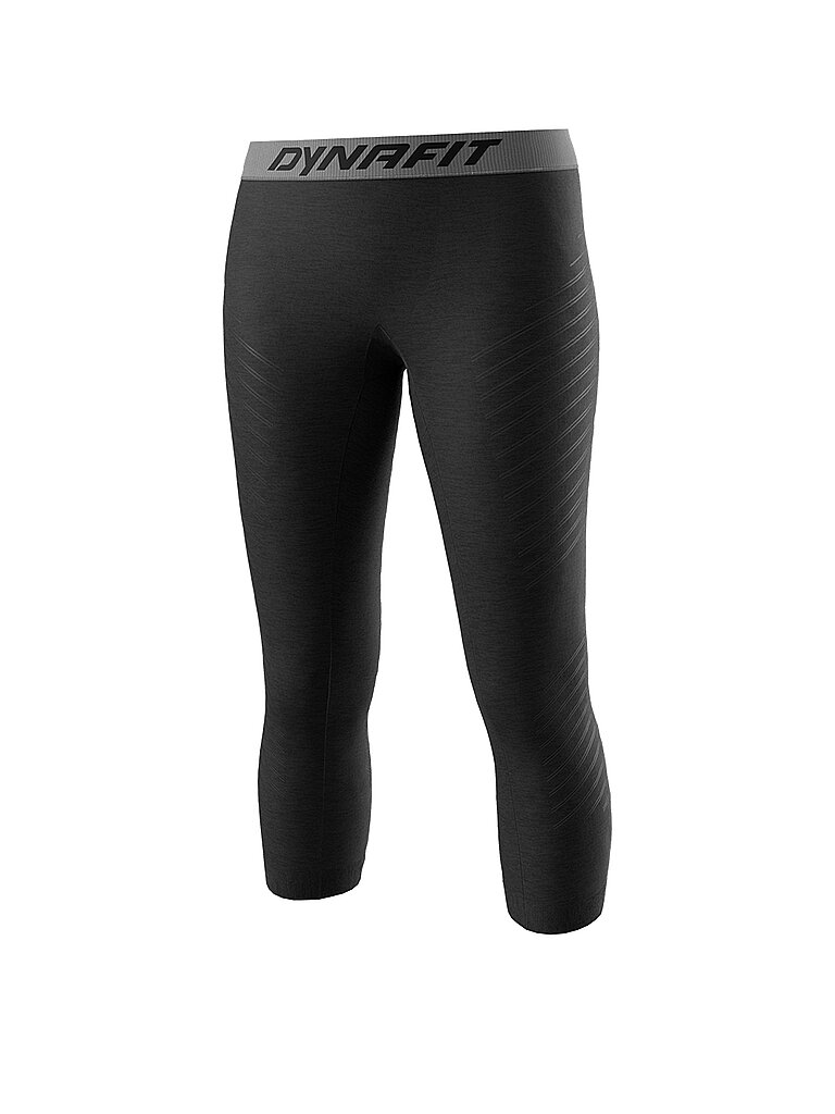 Dynafit Tights Merino 3/4 Merinowolle Schwarz