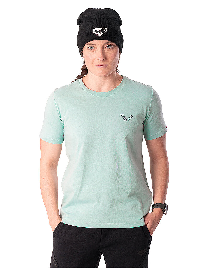 DYNAFIT Damen T-Shirt Back Graphic Cotton mint | XS