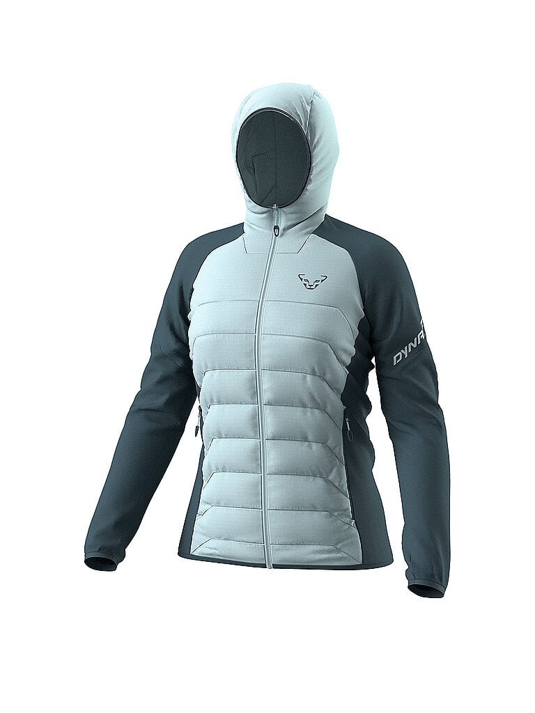 DYNAFIT Damen Touren Hybridjacke Radical Hoodie hellblau | L