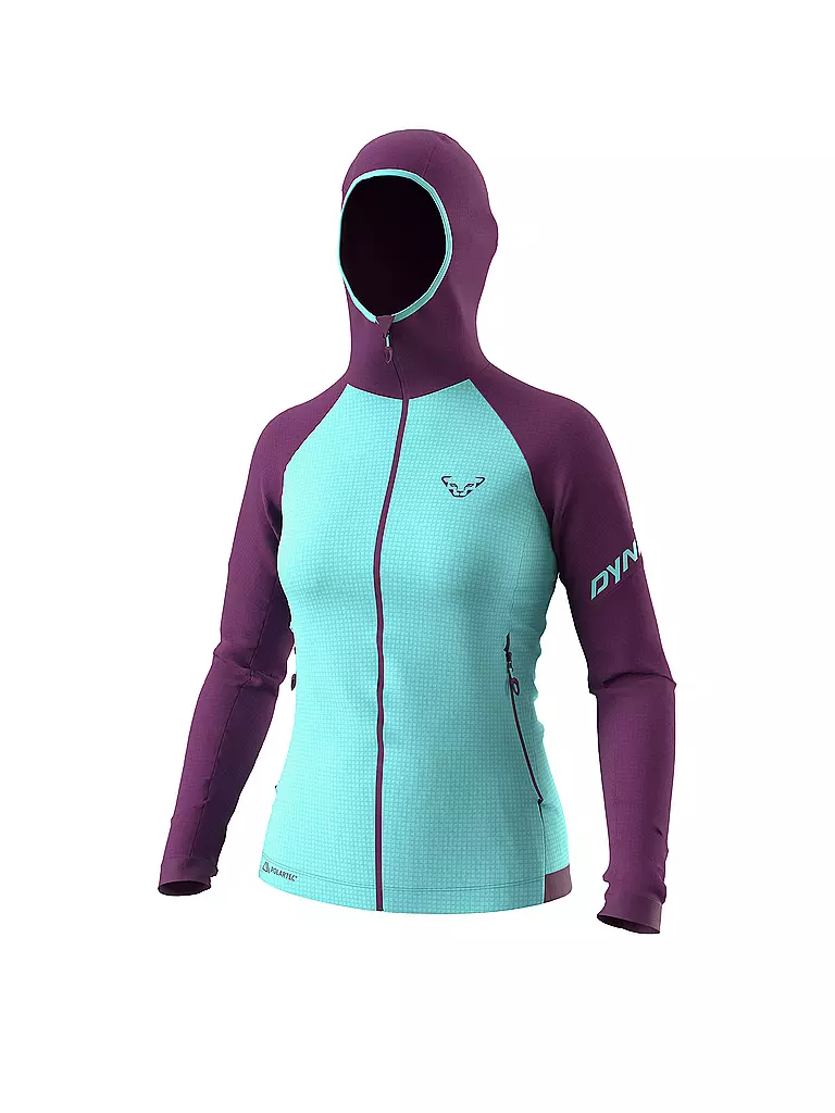 DYNAFIT | Damen Fleecejacke Speed Polartec® Hoodie | dunkelgrün