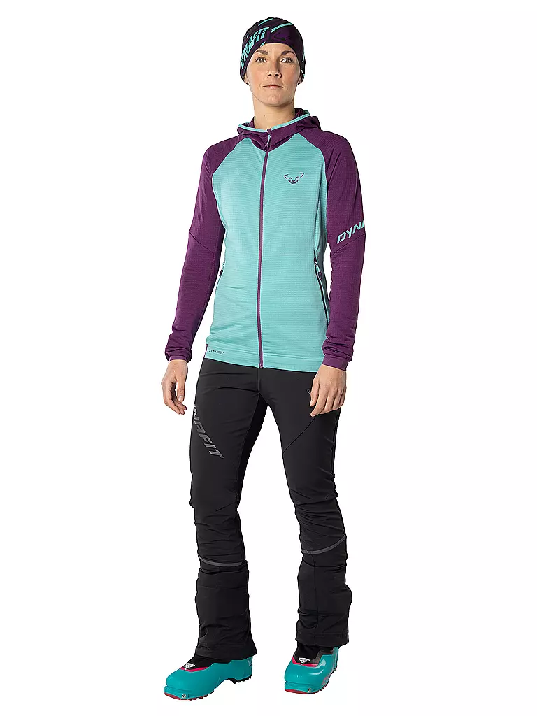 DYNAFIT | Damen Fleecejacke Speed Polartec® Hoodie | dunkelgrün