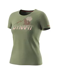 DYNAFIT | Damen Funktionsshirt Transalper Graphic | Olive