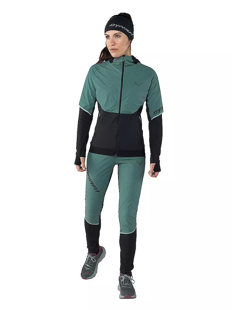 DYNAFIT | Damen Hybridjacke Alpine Hoodie | hellblau