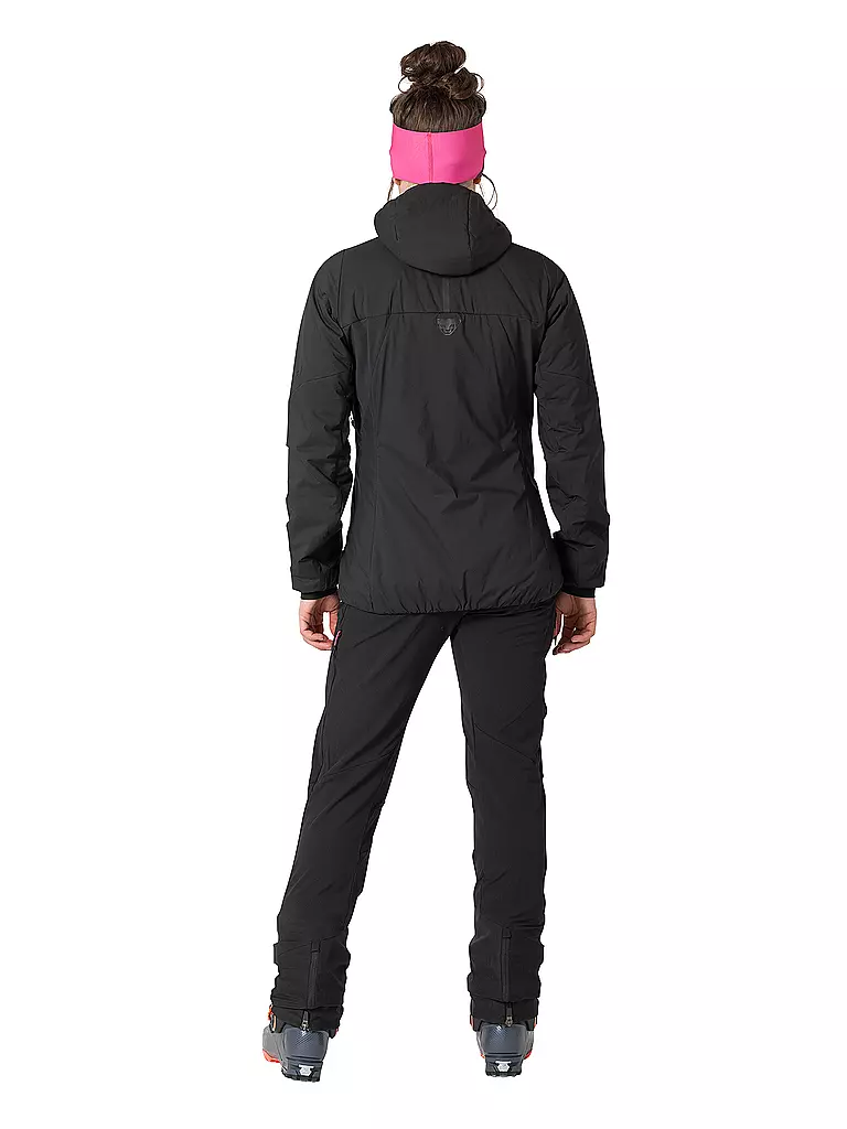 DYNAFIT | Damen Isojacke Blacklight Primaloft® Hoodie | schwarz