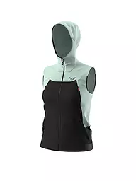 DYNAFIT | Damen Softshellweste Transalper DST Hoodie | hellgrün
