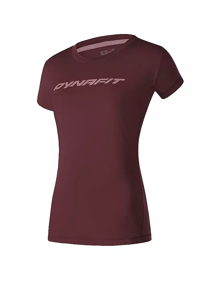 DYNAFIT | Damen T-Shirt Traverse | dunkelrot