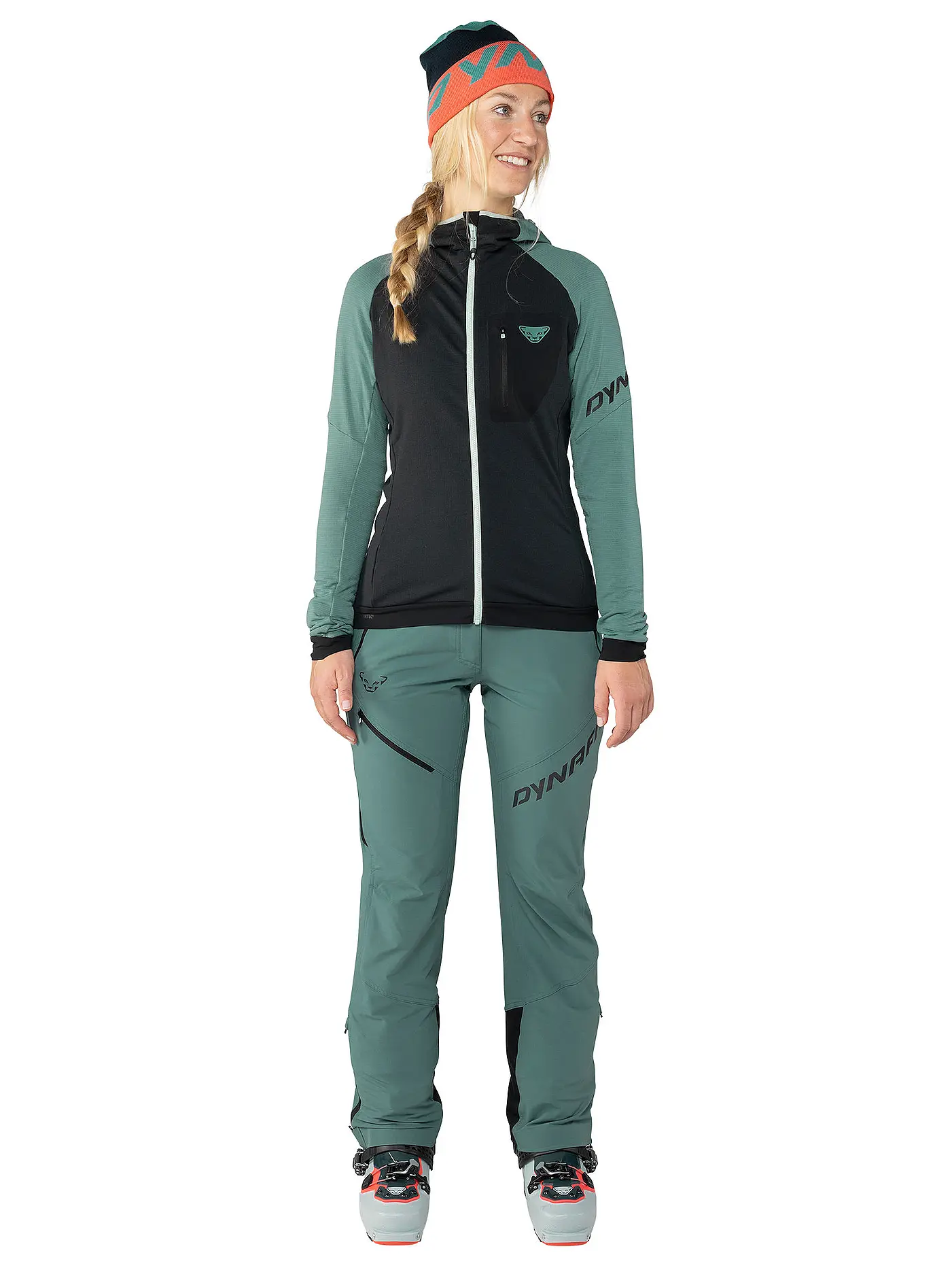 DYNAFIT | Damen Touren Fleecejacke Radical Polartec® Hoodie | schwarz
