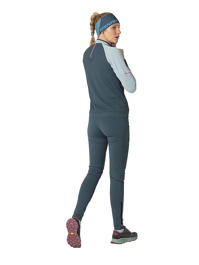 DYNAFIT | Damen Touren Zipshirt Alpine | hellblau