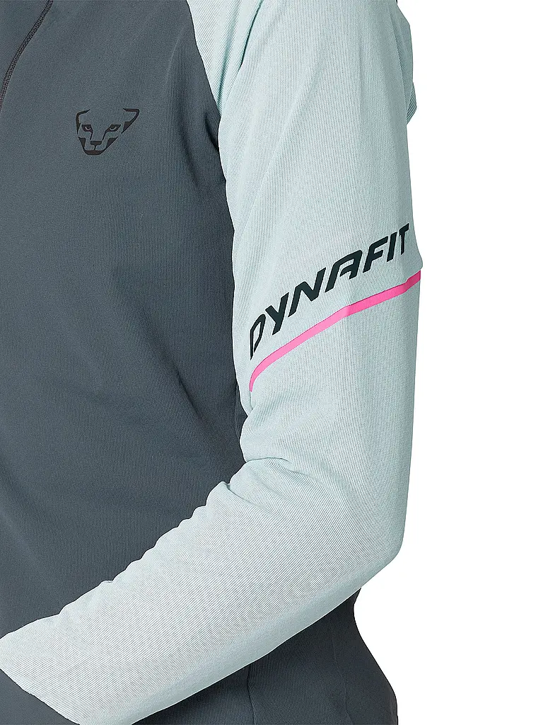 DYNAFIT | Damen Touren Zipshirt Alpine | hellblau