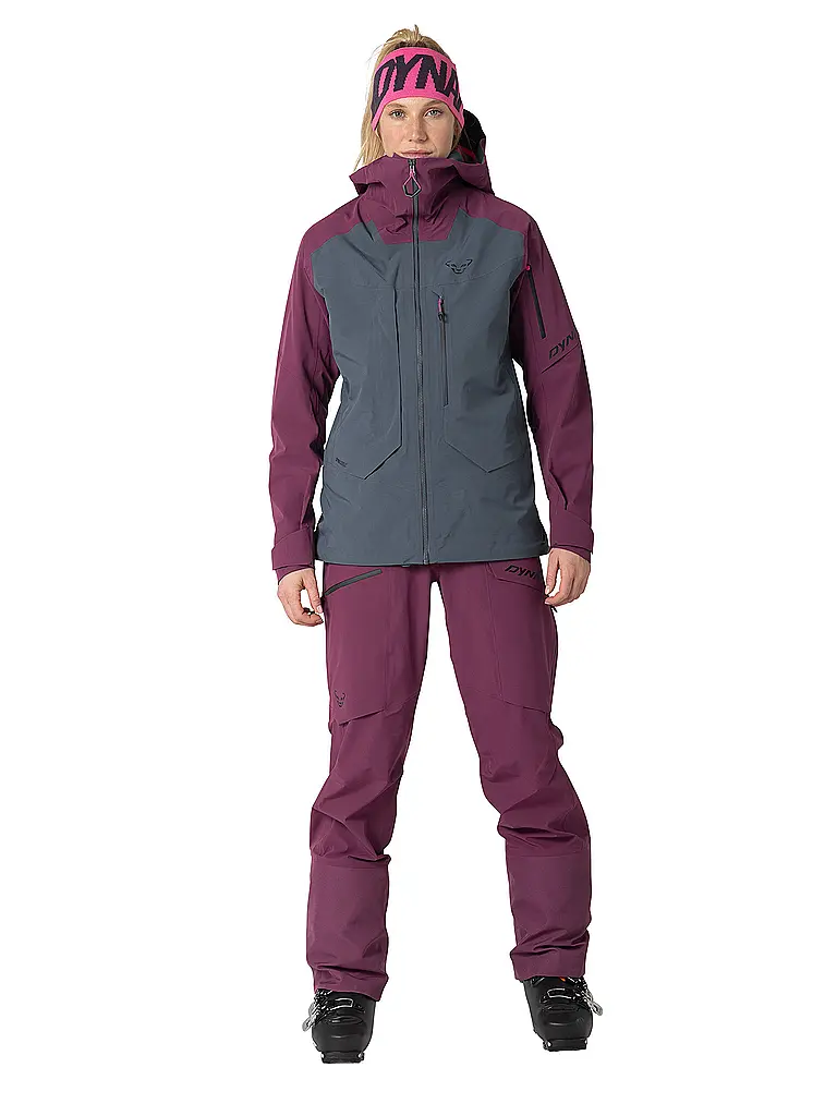 DYNAFIT | Damen Tourenjacke Tigard 3L Stretch | beere