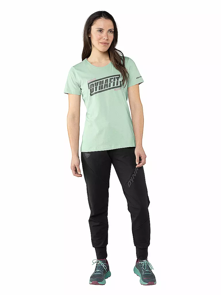 DYNAFIT | Damen Tourenshirt Graphic | hellgrün