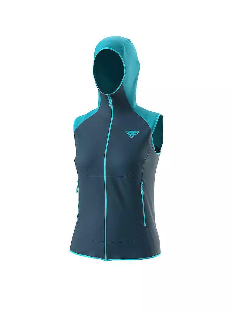 DYNAFIT | Damen Weste Transalper Dynastretch Hoodie | tuerkis