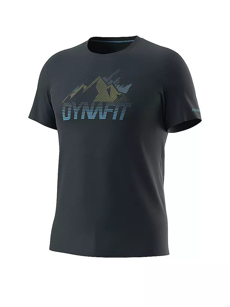 DYNAFIT | Herren Funktionsshirt Transalper Graphic  | dunkelblau