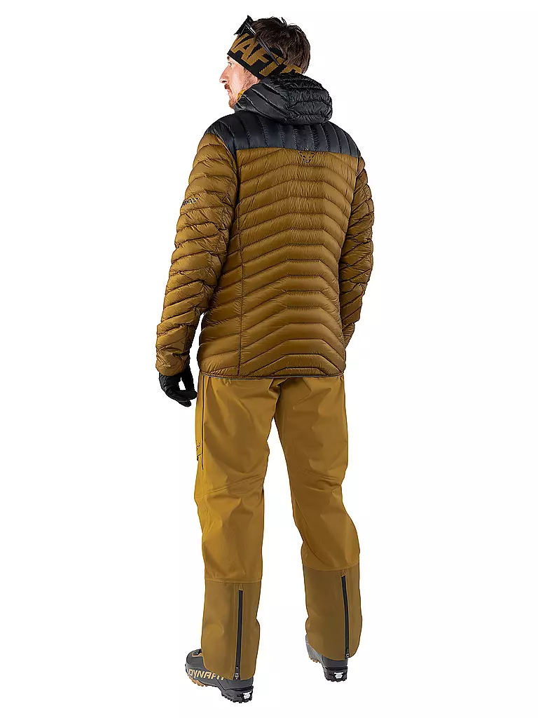 DYNAFIT | Herren Isojacke Ridge Ultralight Down Hoodie | Senf