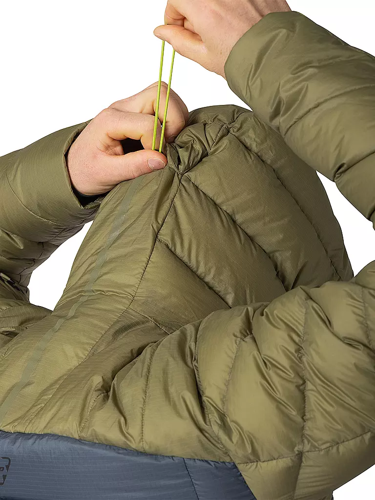 DYNAFIT | Herren Isojacke Tigard Daune Hoodie | olive