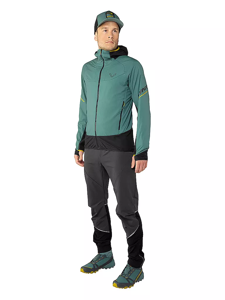 DYNAFIT | Herren Softshelljacke Mezzalama Polartec® Alpha® Hoodie | hellblau