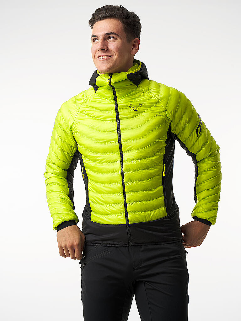 DYNAFIT | Herren Touren Isolationskapuzenjacke TLT Light Insulation | gelb