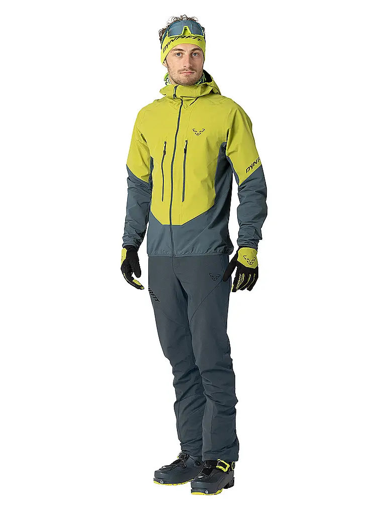 DYNAFIT | Herren Touren Softshelljacke Blacklight Hoodie | gold