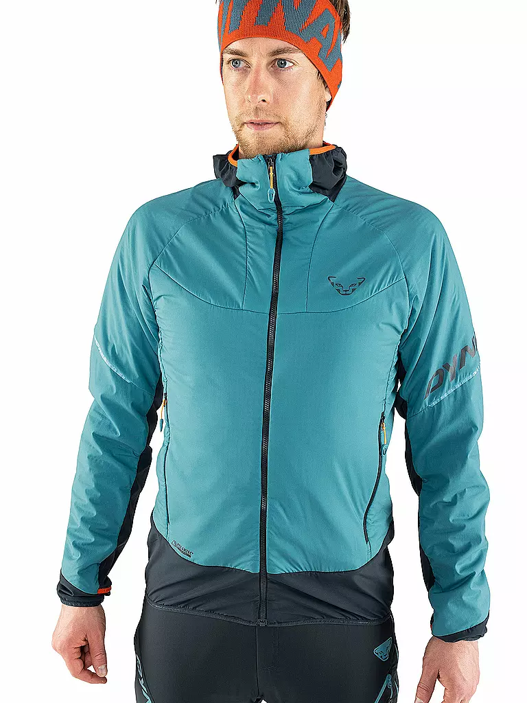 DYNAFIT | Herren Touren Softshelljacke Mezzalama Polartec® Alpha® Hoodie | petrol