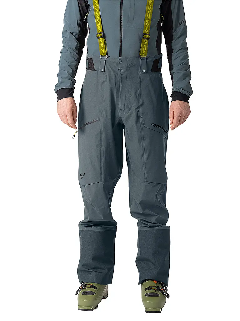 DYNAFIT | Herren Tourenhose Tigard 3L Stretch mit Träger | petrol