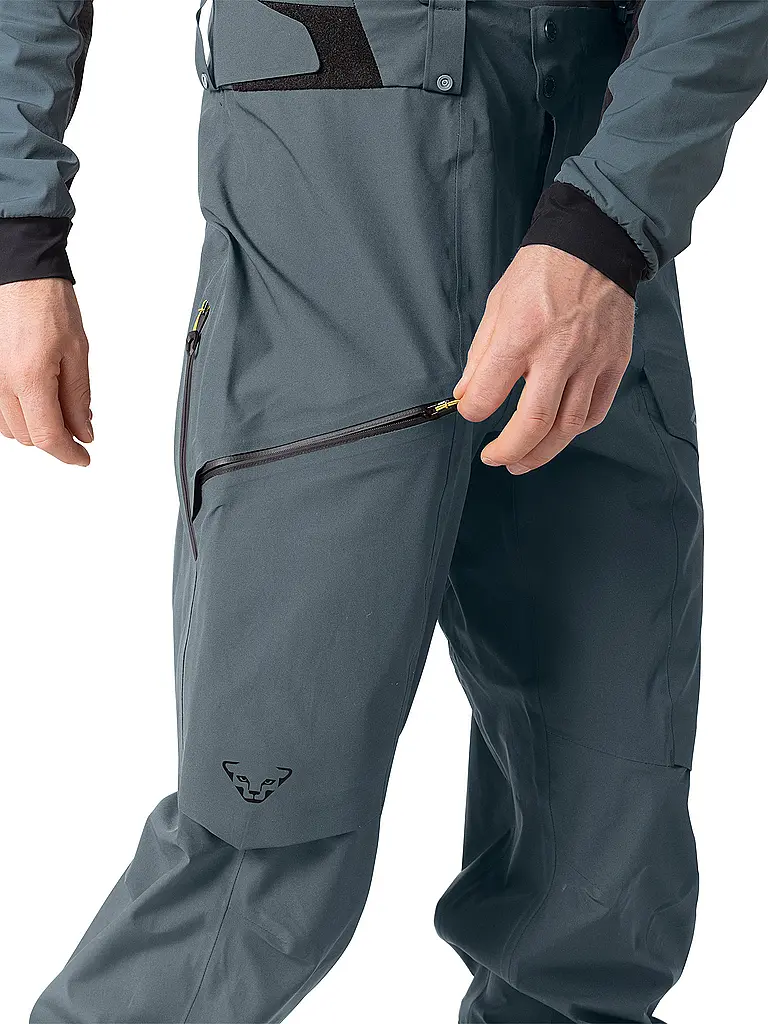 DYNAFIT | Herren Tourenhose Tigard 3L Stretch mit Träger | petrol