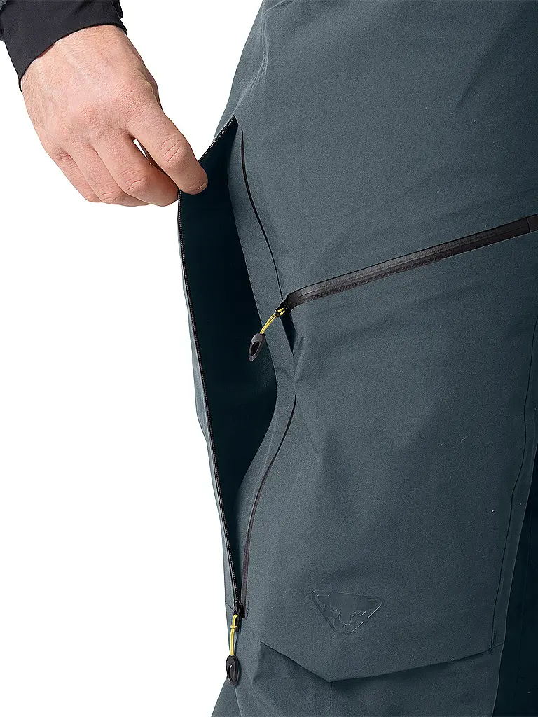 DYNAFIT | Herren Tourenhose Tigard 3L Stretch mit Träger | petrol