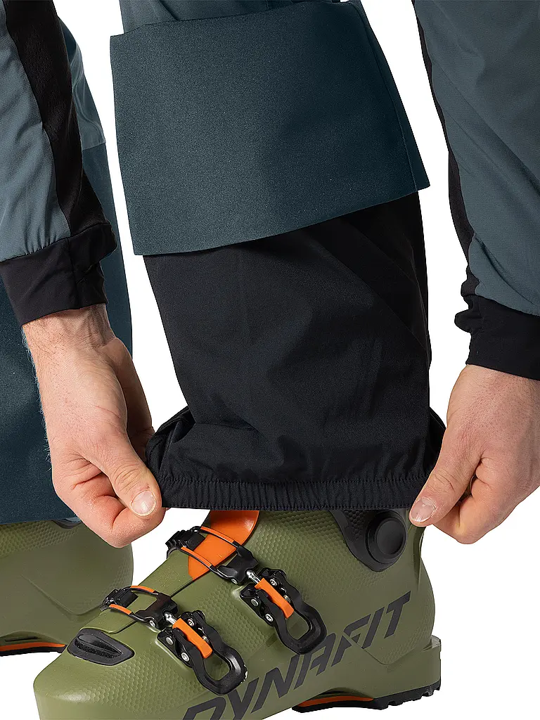 DYNAFIT | Herren Tourenhose Tigard 3L Stretch mit Träger | petrol